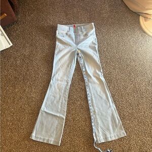SPANX Light Wash Pull-on Flare Jeans NWOT
